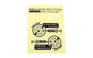 COVID Decal Sheet for MST 4WD Off-Road Car Kit W/ J4 Jimny Body RC4WD