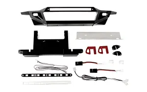 Rook Metal Front Bumper with LED for Traxxas TRX-4 2021 Bronco RC4WD