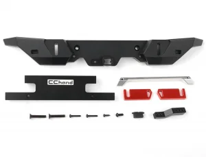 Rook Metal Rear Bumper with Hitch Bar for Traxxas TRX-4 2021 Bronco RC4WD