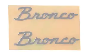 Body Decals for Traxxas TRX-4 2021 Ford Bronco (Silver) RC4WD