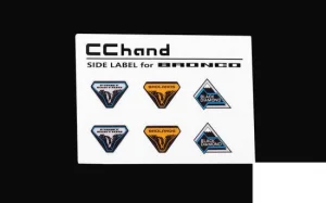 Body Decal Set for Traxxas TRX-4 2021 Ford Bronco RC4WD TRX4 Sticker RC4WD