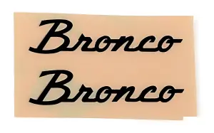 Side Metal Emblem for Axial SCX10 III Early Ford Bronco (Black) RC4WD