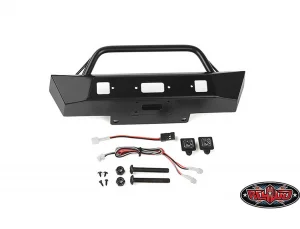 Eon Metal Front Stinger Bumper w/LED for Axial SCX6 JEEP Wrangler JLU RC4WD
