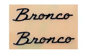 Body Decals for Traxxas TRX-4 2021 Ford Bronco (Black) RC4WD