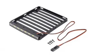 Flat Roof Rack w/ LED for Axial SCX24 JT Gladiator RC4WD