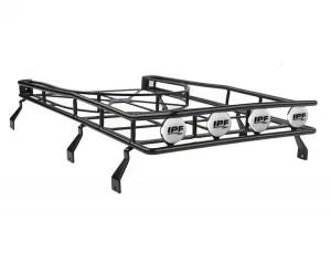RC4WD Roof Rack With Tyre Mount + Ipf Lights For Gelande II D90