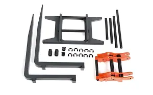 RC4WD Quick Connect Pallet Fork Attachment for 1:14 Scale Earth Mover 870K Hydraulic Wheel Loader RC4WD