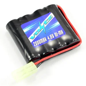 Voltz 4.8v NiMh - High Capacity 2000mah - Mini Tamiya Plug (HE00010) - Fits Hobby Engine Mining Truck and Wheeled Loader