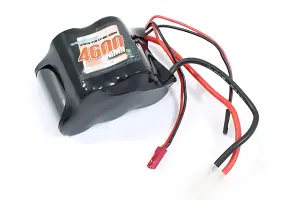 Voltz 4600mAh 6.0V Large Scale Receiver Hump Pack With BEC, Tamiya and Futaba Plugs
