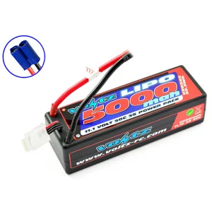 Voltz 5000mah Hard Case 3S 11.1V 50C LiPo - EC5