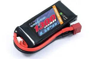 Voltz 1300mAh 7.4V 2S 30C LiPo Battery - Deans