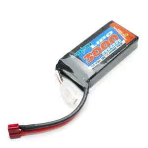 Voltz 3000mAh 2S 7.4V 30C LiPo Shorty Battery - Deans