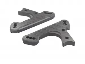 Willspeed WS Fast Fox Front Carbon Rocker Plates - 70 Degree