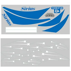 XFly Sirius Decal Sheet