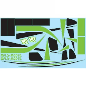 XFly Glastar Decal Sheet V2 Green