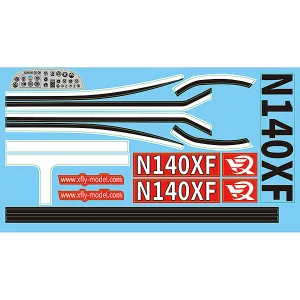 X-Fly Twin Nova Decal Sheet