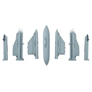 XFly 80mm T-7A Red Hawk Missiles And Oil Tank