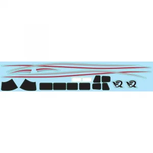 XFly 850mm P68 Decal Sheet - Blue