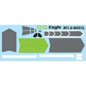 XFly Eagle Decal Sheet - Green