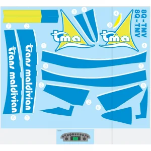 XFly Twin Otter Decal Sheet