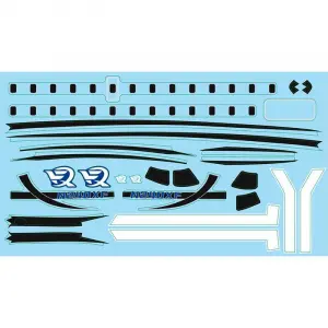 XFly Twin 40mm J-65 Decal Sheet - Blue