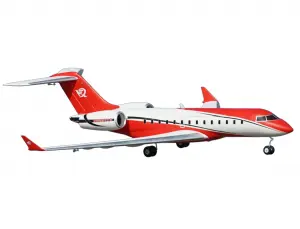 XFly Twin 40mm J-65 EDF Business Jet PNP - Red