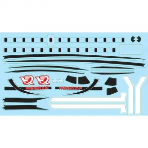XFly Twin 40mm J-65 Decal Sheet - Red