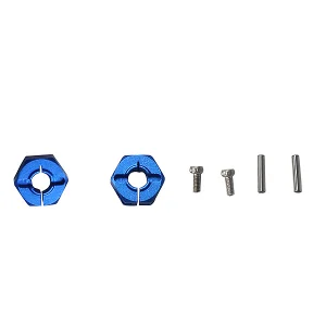 X-Rider Flamingo 6mm Hex. Hub Set(Metal - Blue)