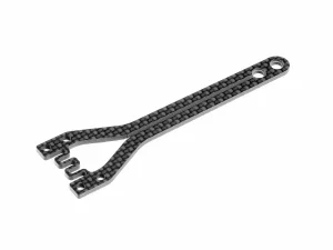 XRay X4A23 Graphite Upper Deck - Split Front - 2.0mm