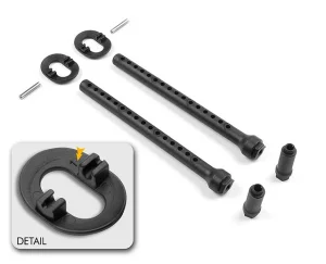 XRay Front Body Mount Set +1mm Height