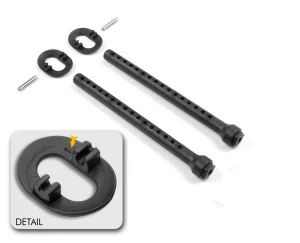 XRay Front Body Mount Set +1mm Height