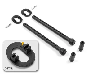 XRay Front Body Mount Set +2mm Height