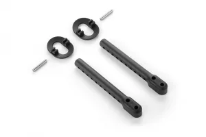XRay Composite Rear 6mm Adjustable Body Mount Set +1mm Height