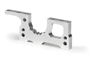XRay T2 007 Aluminium Front Lower Susp. Adjust. Bulkhead