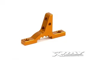 XRay T3 Aluminium Upper Clamp For Bulkheads - Orange