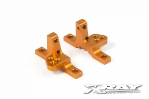 XRay T4 Aluminium Upper Clamp With Adj. Roll-Center (L+R) - Orange