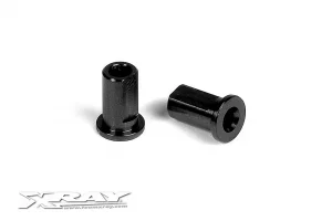 XRay Aluminium Nut For Susp. Holder - Black (2)