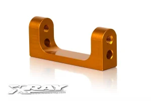 XRay T3 Aluminium Lower Rear Suspension 1 Piece Holder - Orange