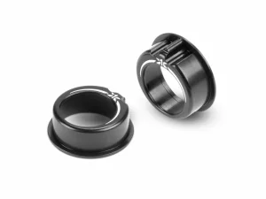XRay Aluminium Adjustment Ball Bearing Hub 1mm - Black (2)