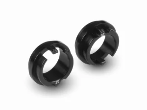 XRay X4 Aluminium Adjustment Ball Bearing Hub For Uni Bulkheads - Black (2)