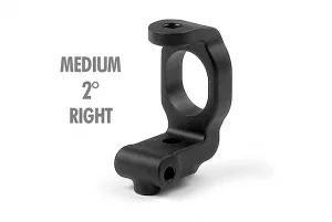 XRay T2 Composite C-Hub Right - 2 Deg. - Medium - Rubber-Spec