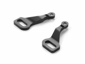 XRay X4 Aluminium Front Steering Plate - Inner Shock Position - Swiss 7075 T6 (L R)