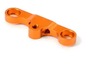 XRay T414 Aluminium Steering Plate 8.5mm For Dual Servo Saver - Orange
