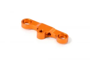 XRay T414 Aluminium Steering Plate 8.5mm For Dual Servo Saver - Orange