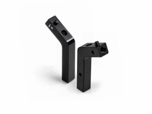 XRay X4F Aluminium Shock Holder Rear Fixed 1mm - Swiss 7075 T6 (2)