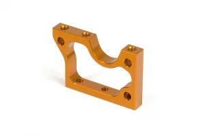 XRay T2 009 Right Aluminium Layshaft Bulkhead - Orange