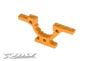 XRay T4 Aluminium Front/Rear Lower Adjustment Bulkhead - Orange