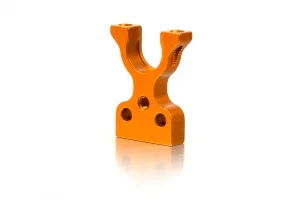 XRay T4 Aluminium Layshaft Bulkhead Closed L/R - Orange