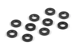 XRay Aluminium Shim 3X6X1.0mm - Black (10)