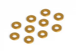 Aluminium Shim 3x6x1.0mm - Orange (10)